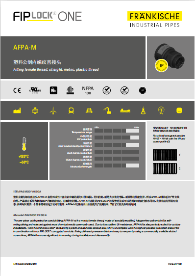 AFPA-M 塑料公制内螺纹直接头（1.83 MB）