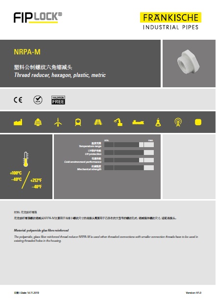 NRPA-M 塑料公制螺纹六角缩减头 （1.75MB）